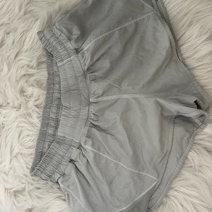 Light gray lulu shorts